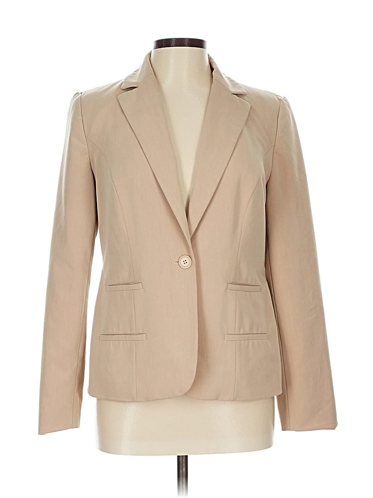 Pre-owned Assorted Brands Blazer Jacket In Brown