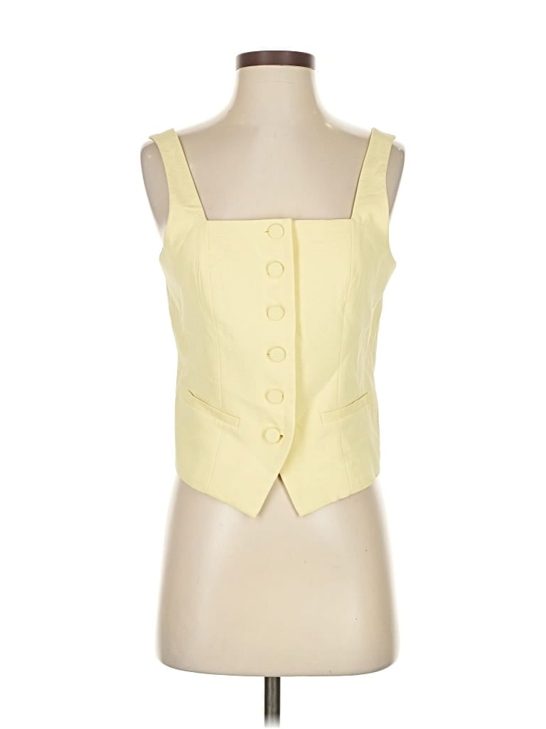 Pre-owned J By Joie Vest In Yellow