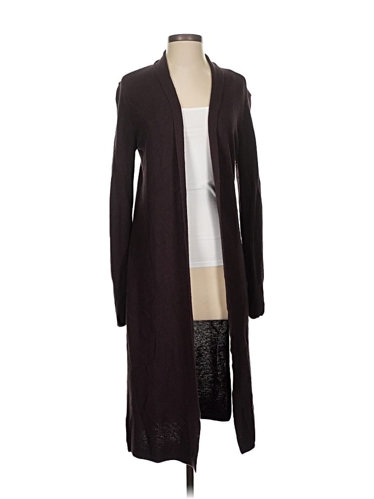 Pre-owned Leith Cardigan Sweater In Brown