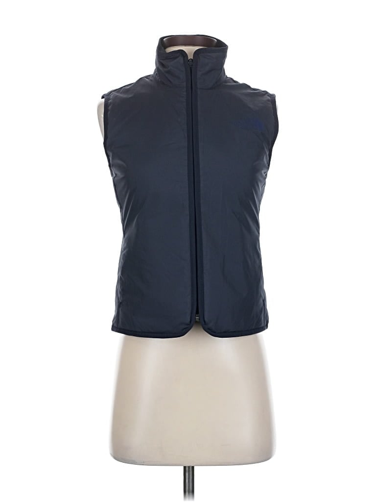 Pre-owned The North Face Vest In Blue