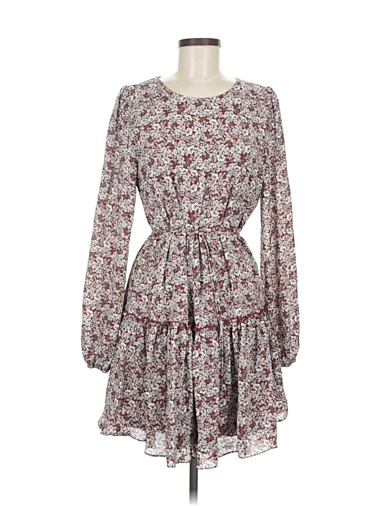 Pre-owned Lola And Grace Casual Dress In Gray