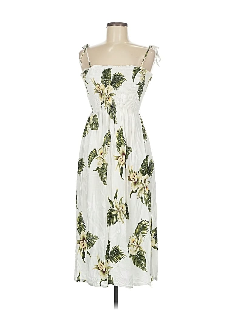 Pre-owned Assorted Brands Casual Dress In White