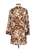 ViX 100% Cotton Brown 3/4 Sleeve Blouse Size S - photo 2