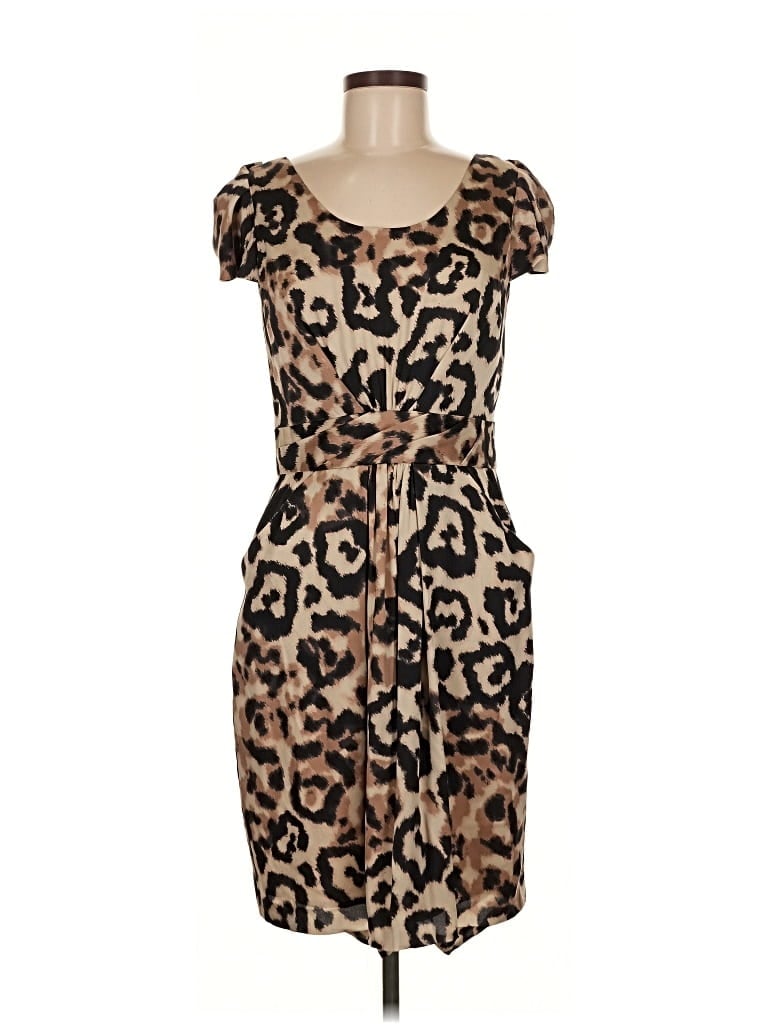 Pre-owned Yoana Baraschi Cocktail Dress In Brown