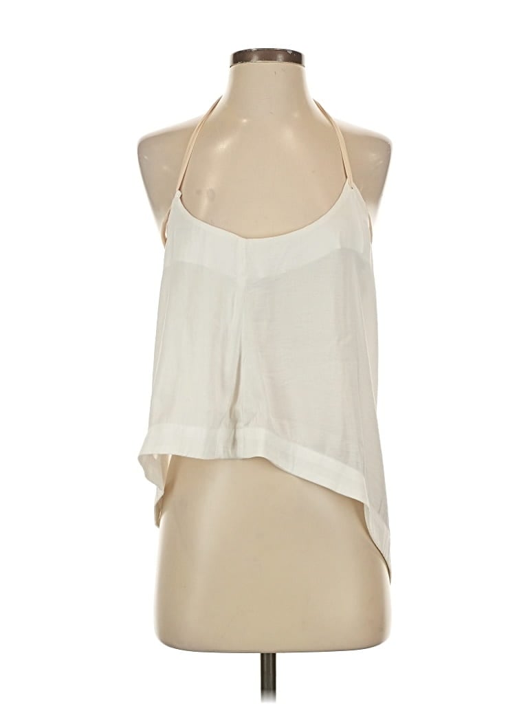 Pre-owned Intimately By Free People Sleeveless Blouse In White