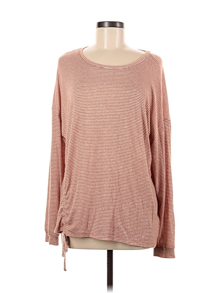 Pre-owned Nine West Long Sleeve T-shirt In Pink