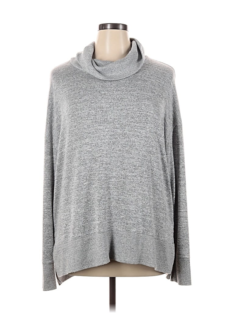 Pre-owned Gap Turtleneck Sweater In Gray