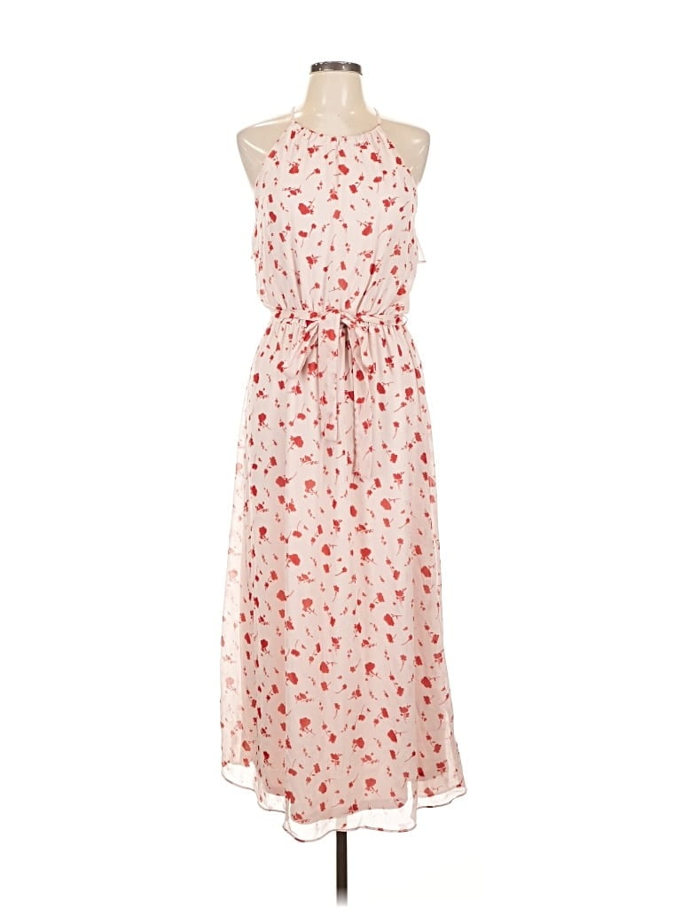 Pre-owned Lush Casual Dress In White