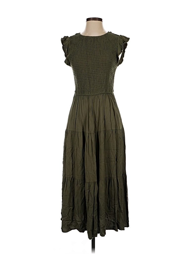 Pre-owned Merokeety Casual Dress In Green