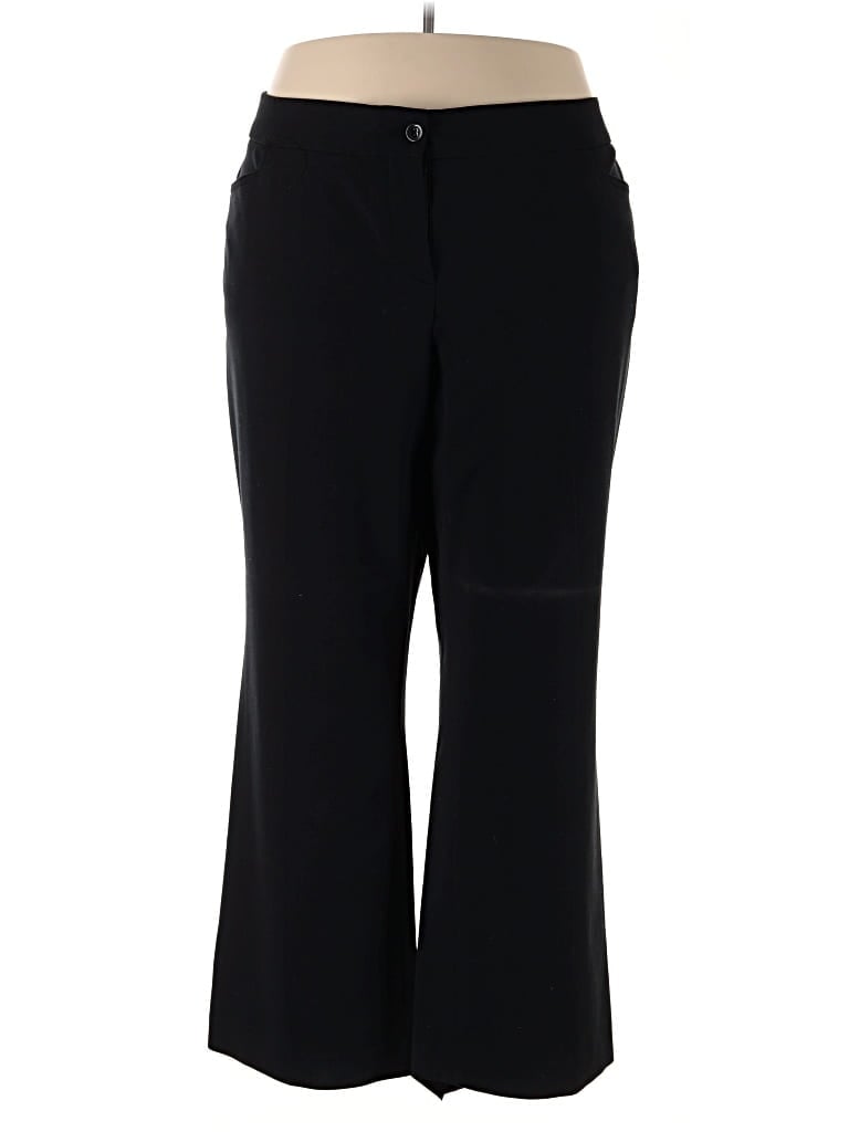 Pre-owned Lane Bryant Dress Pants In Black