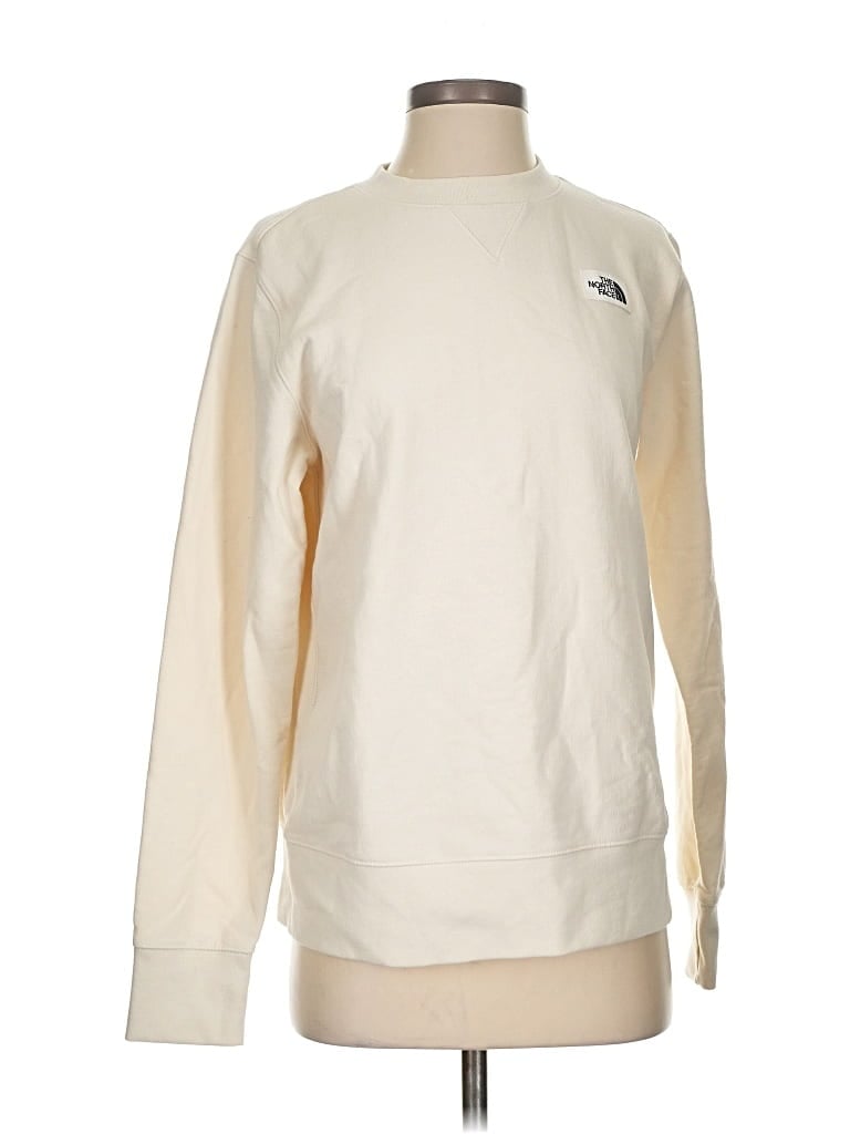 Pre-owned The North Face Sweatshirt In White