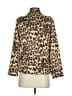 Superdown 100% Polyester Animal Print Leopard Print Gold Blazer Size XS - photo 2