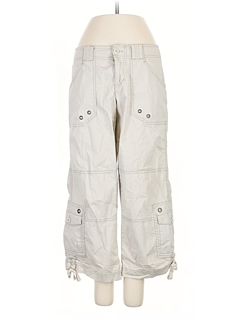 Pre-owned Lucy Cargo Pants In Gray