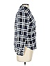 Cotton Express 100% Rayon Plaid Blue Long Sleeve Button-Down Shirt Size L - photo 4
