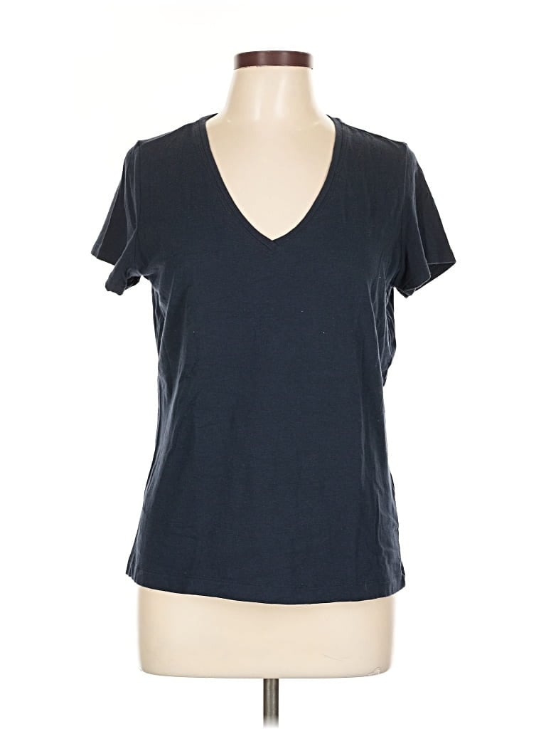 Pre-owned Banana Republic Factory Store Short Sleeve T-shirt In Blue