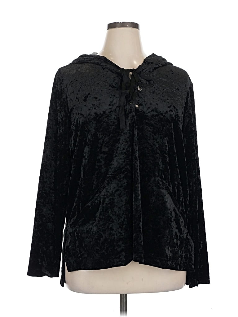 Pre-owned Juicy Couture Cardigan Sweater In Black