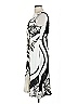 Alex Evenings 100% Polyester Graphic Silver White Cocktail Dress Size 10 - photo 5