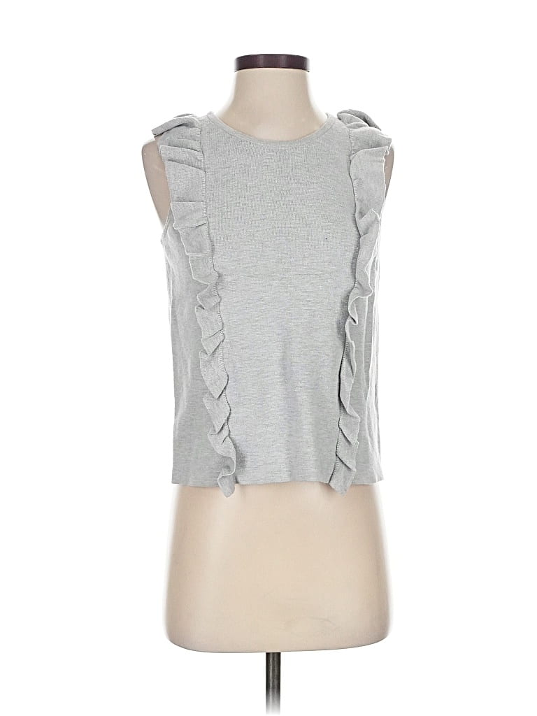 Pre-owned Madewell Cardigan Sweater In Silver