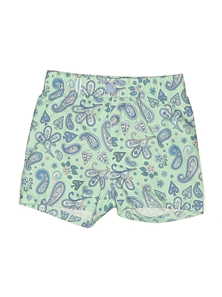 Pre-owned Rugged Butts Kids' Board Shorts In Green