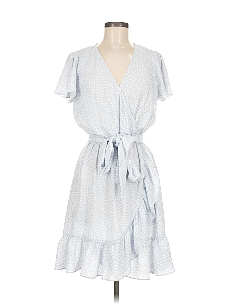 Pre-owned Lc Lauren Conrad Casual Dress In Blue