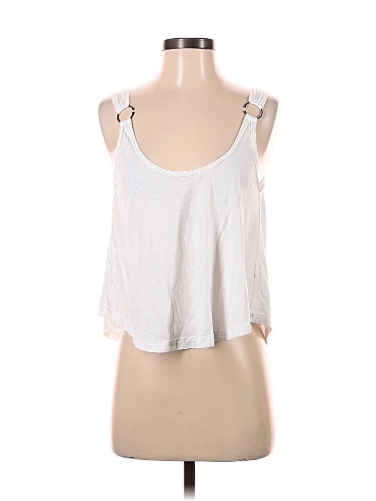 Pre-owned We The Free Tank Top White Halter Neckline Tops