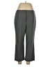Le Suit 100% Polyester Solid Gray Dress Pants Size 12 - photo 1
