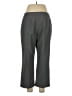 Le Suit 100% Polyester Solid Gray Dress Pants Size 12 - photo 2
