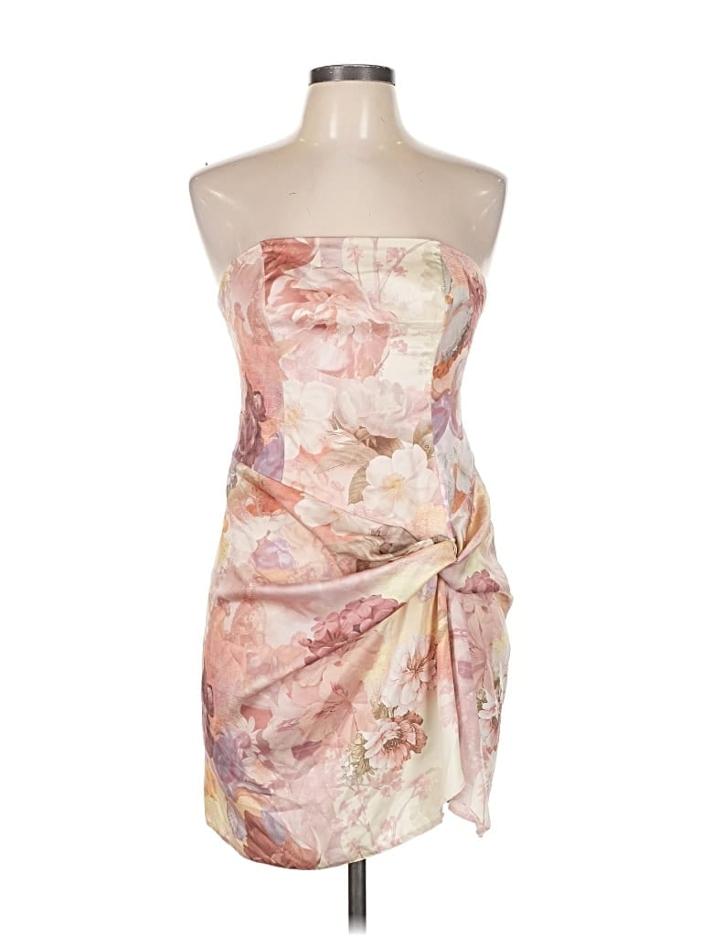 Pre-owned Asos Design Cocktail Dress In White