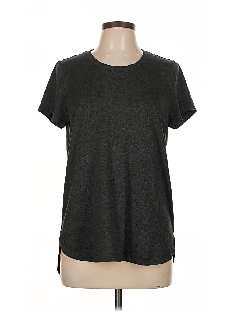 Pre-owned Athleta Short Sleeve T-shirt In Gray