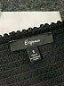 Express 100% Polyester Tweed Black Silver Formal Skirt Size S - photo 4