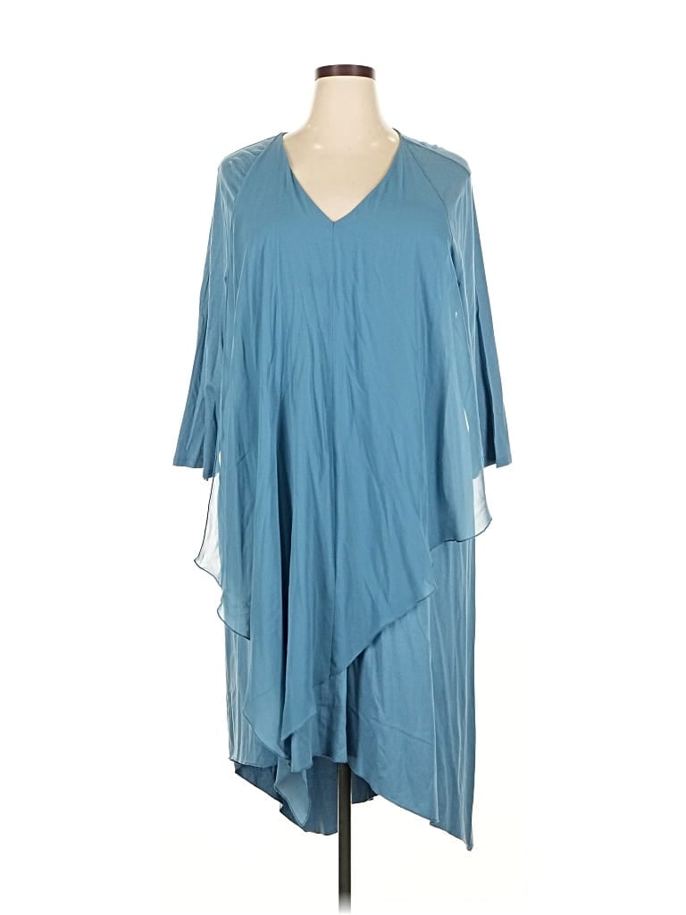 Pre-owned Soft Surroundings Casual Dress In Blue
