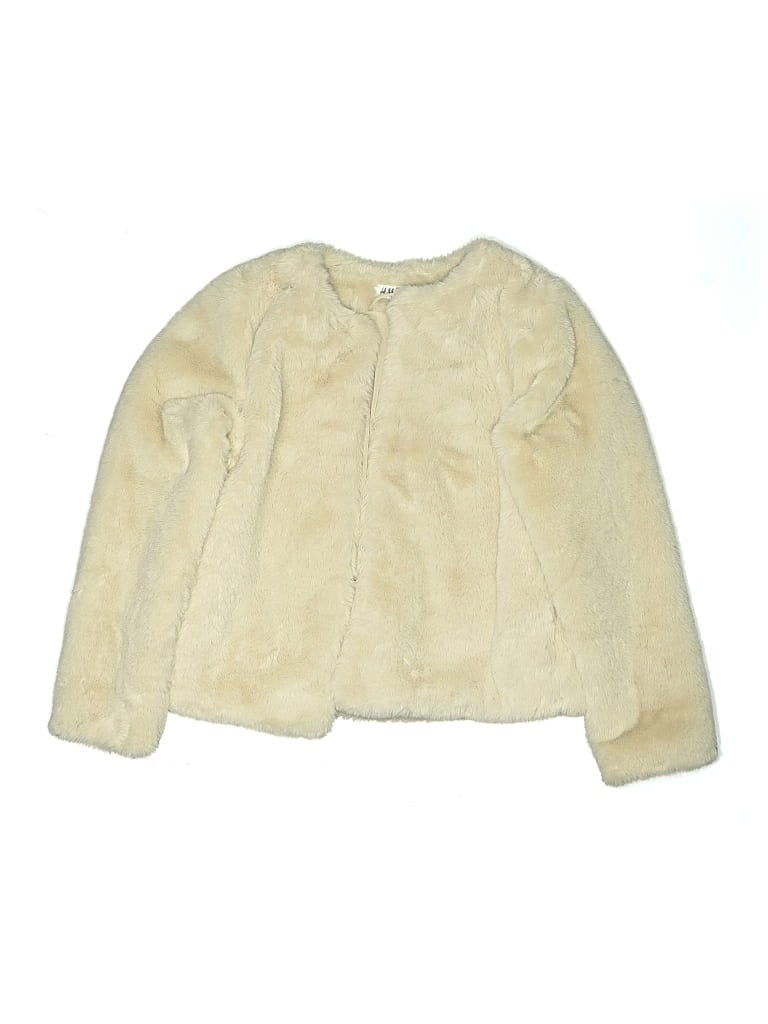 Pre-owned H&m Kids' Jacket In White