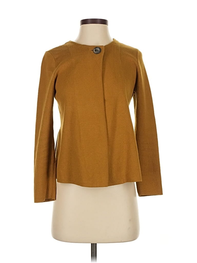 Pre-owned Ann Taylor Factory Cardigan Sweater In Brown