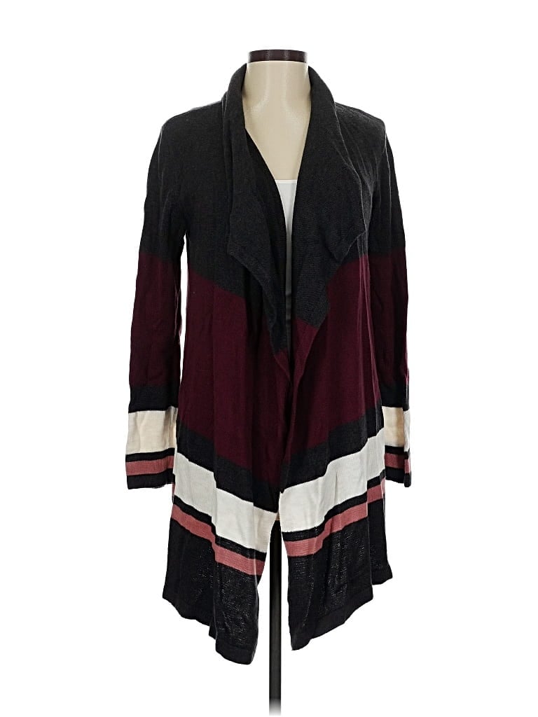 Pre-owned Ann Taylor Loft Outlet Cardigan Sweater In Burgundy