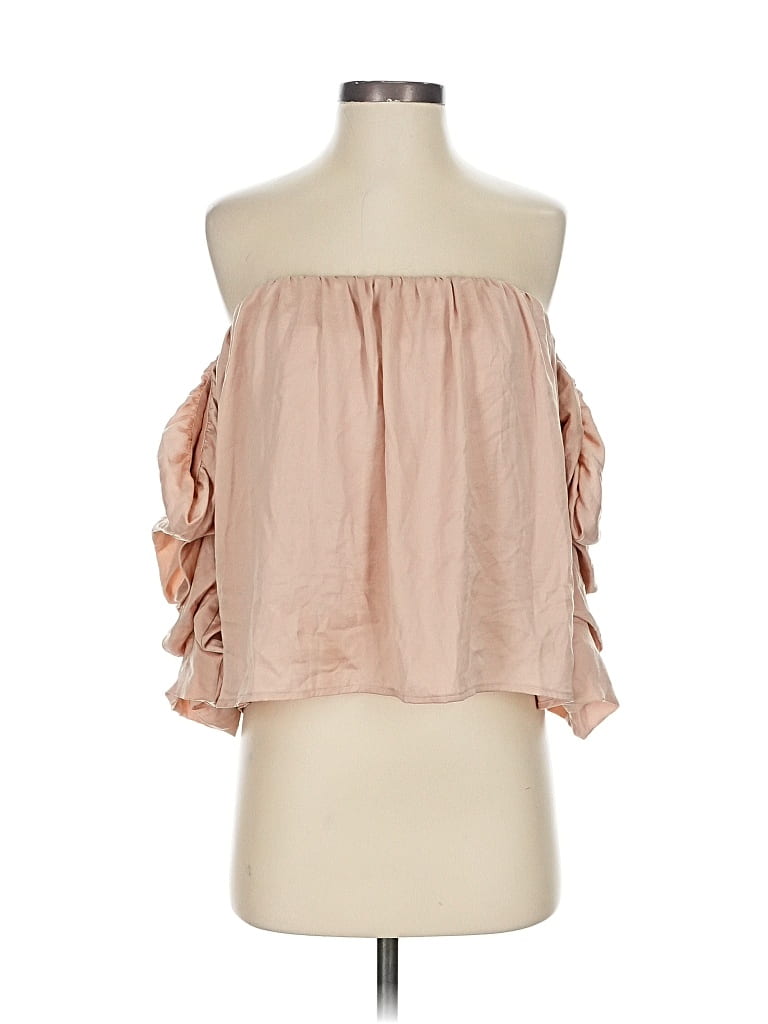 Pre-owned Marciano Sleeveless Blouse In Brown