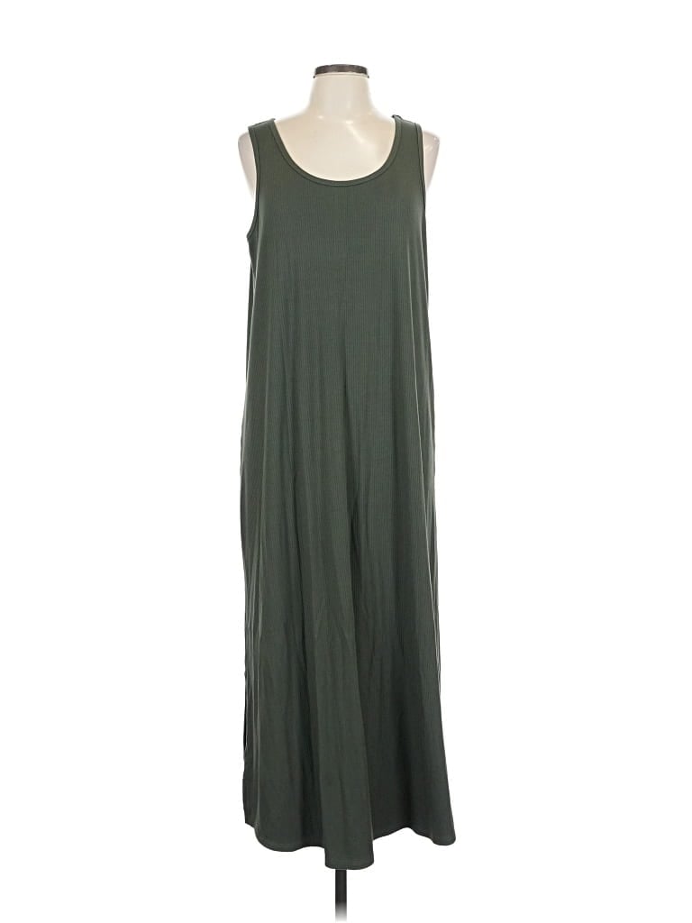 Pre-owned Ann Taylor Loft Outlet Casual Dress In Green
