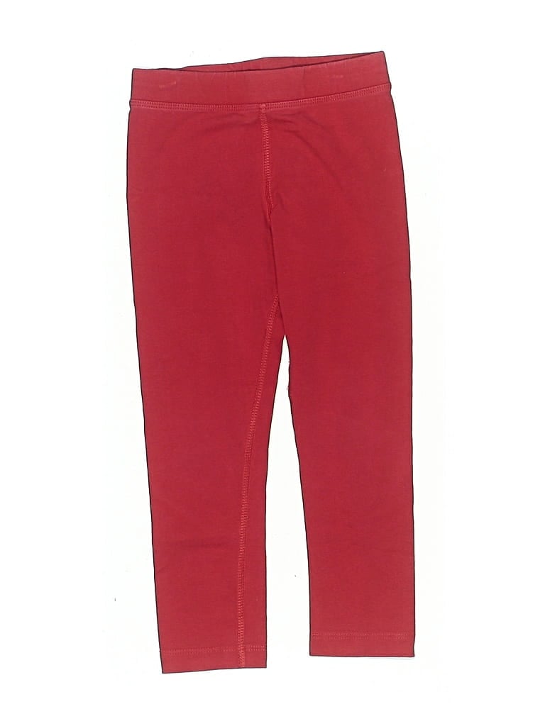 Pre-owned Primary Clothing Kids' Casual Pants In Red