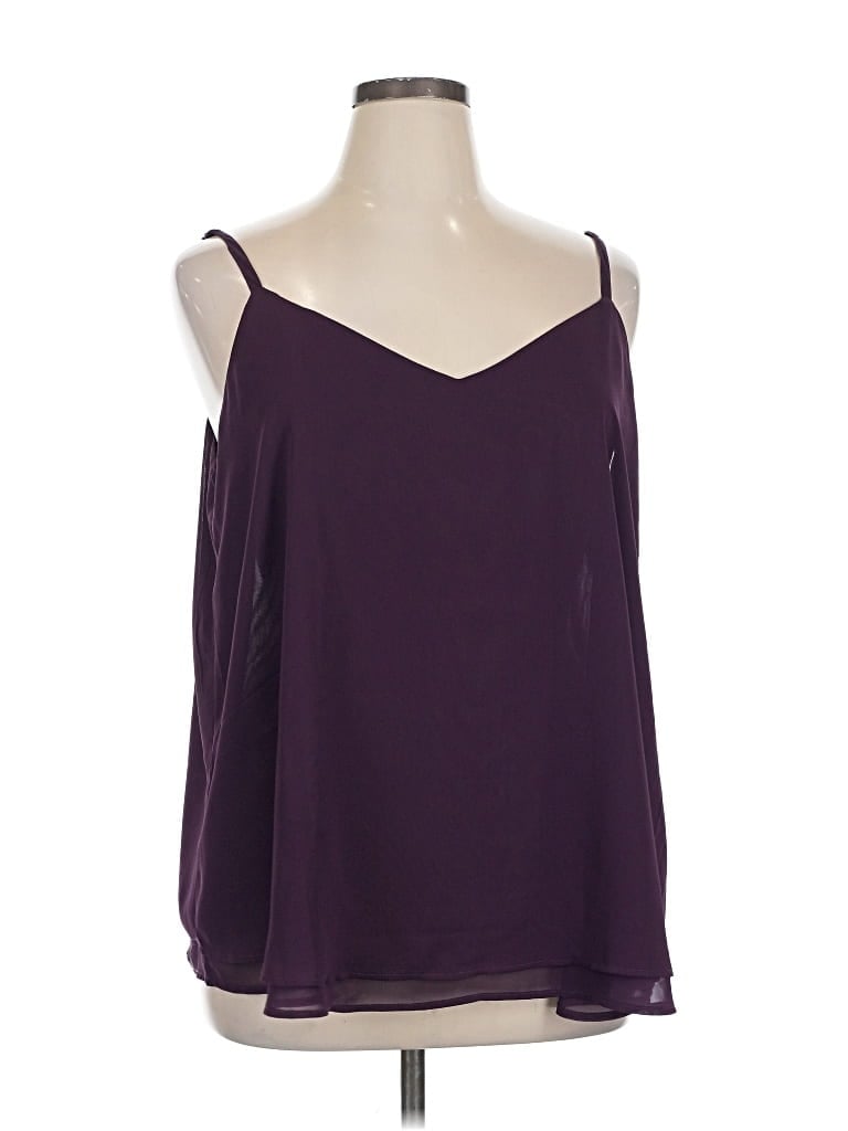 Pre-owned Torrid Sleeveless Blouse In Purple