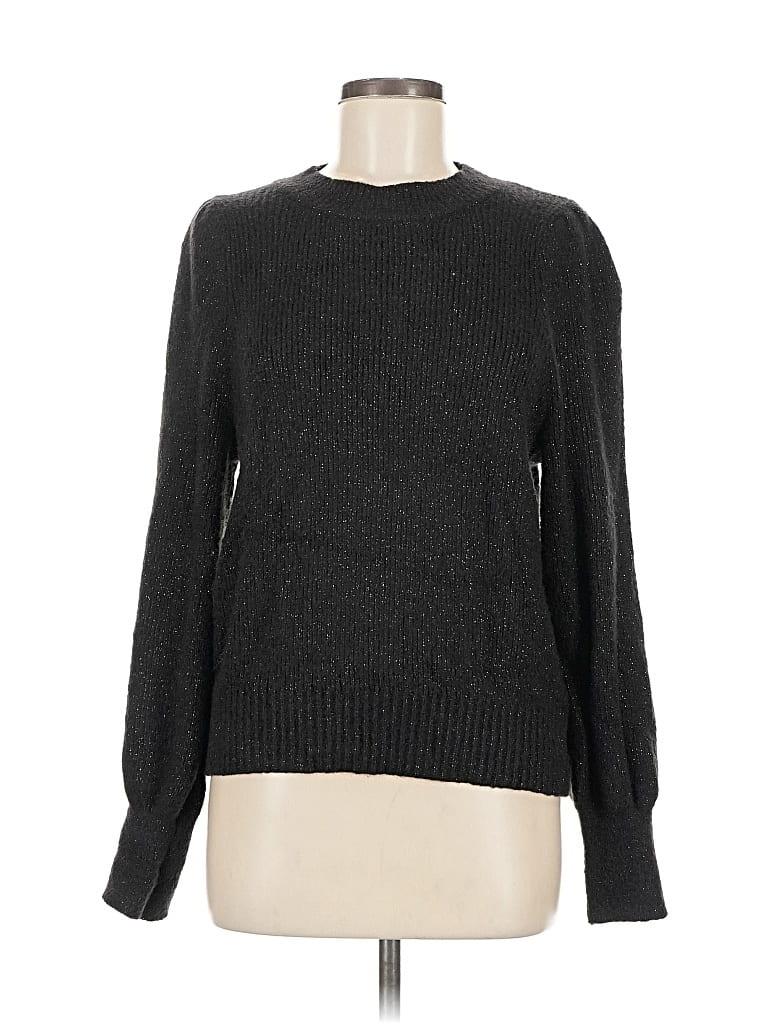 Pre-owned Time And Tru Pullover Sweater In Black