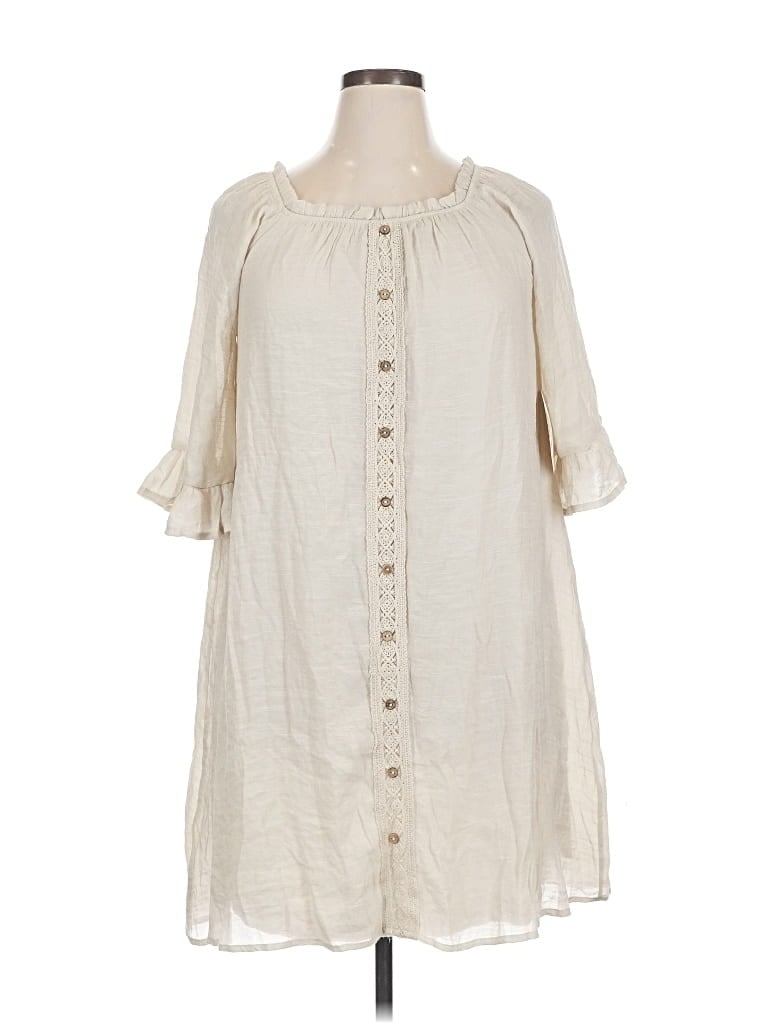 Pre-owned Naif Casual Dress In White