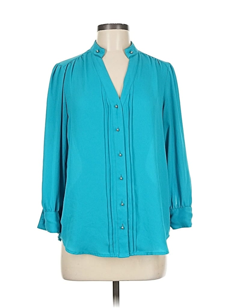 Pre-owned Moulinette Soeurs 3/4 Sleeve Blouse In Blue