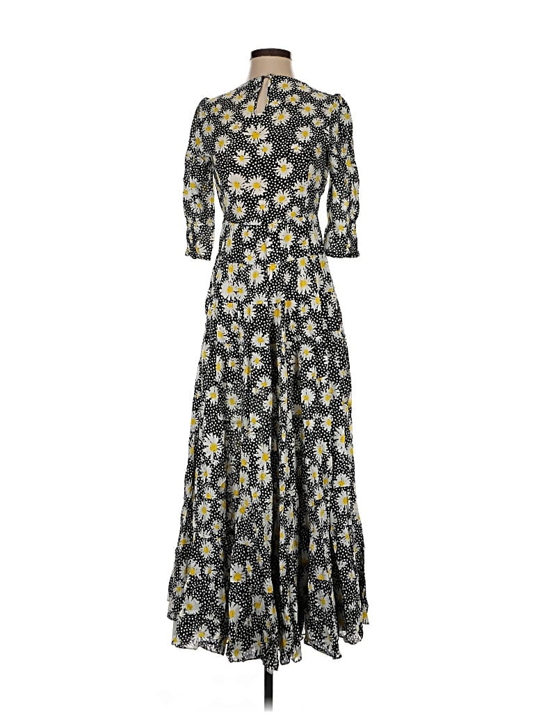 Pre-owned Rixo London Casual Dress In Black