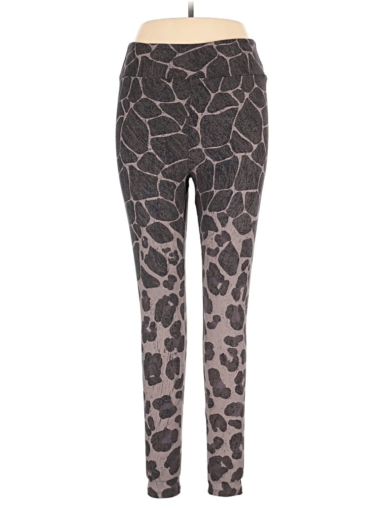 Pre-owned Lularoe Leggings In Gray