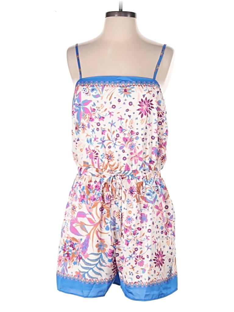 Skies Are Blue Romper In Multi