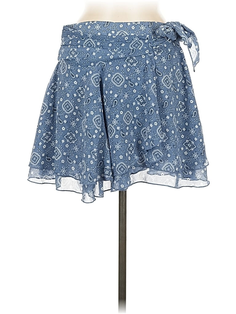 Pre-owned Aerie Casual Skirt In Blue