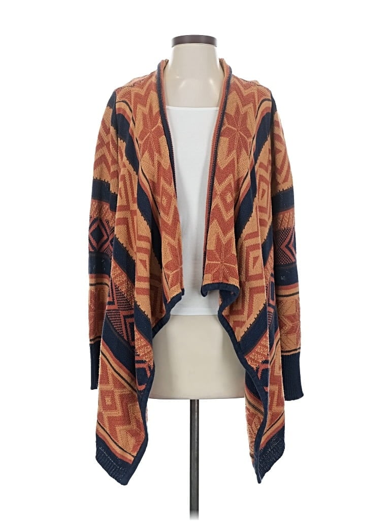 Pre-owned Blu Pepper Cardigan Sweater In Brown