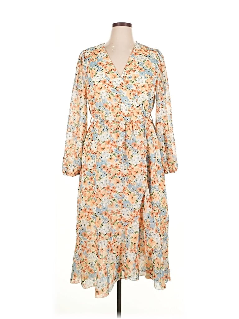 Pre-owned Prettygarden Casual Dress In Brown