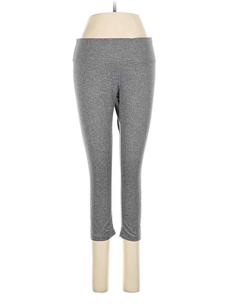 Pre-owned Reebok Active Pants In Gray