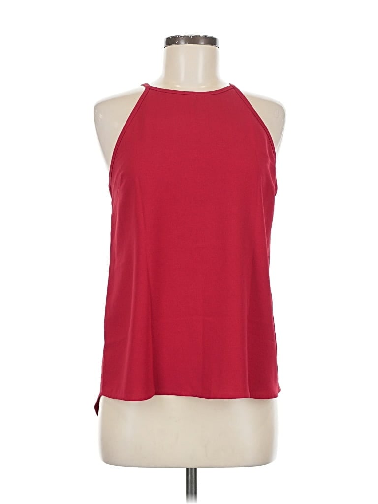 Pre-owned Assorted Brands Sleeveless Blouse In Red