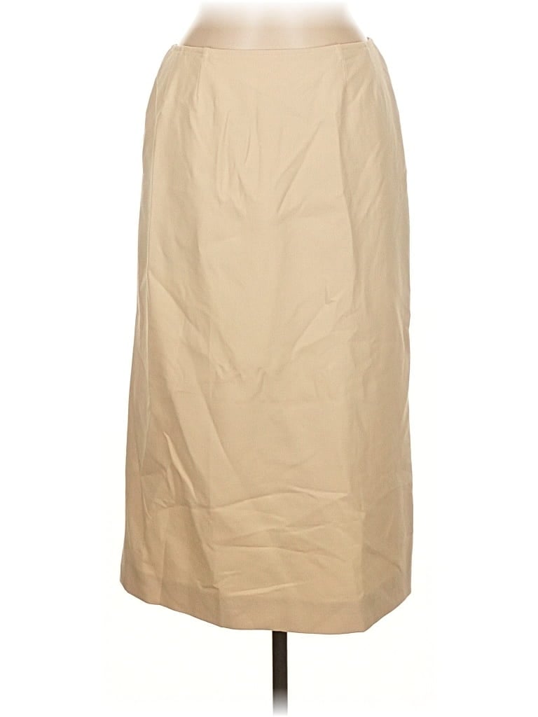 Pre-owned Max Mara Wool Skirt In Tan